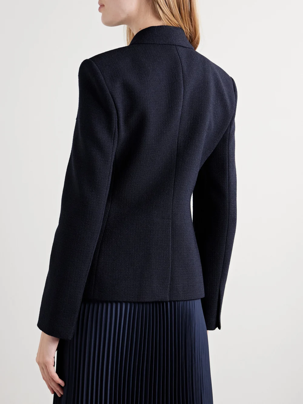 Back view of the Theory Tweed Jacket