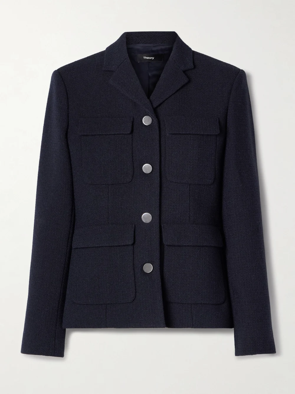 Theory Tweed Jacket in navy