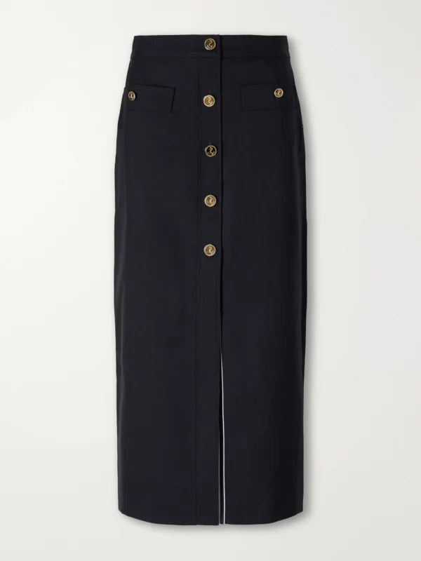 Thom Browne Cotton-blend Midi Skirt