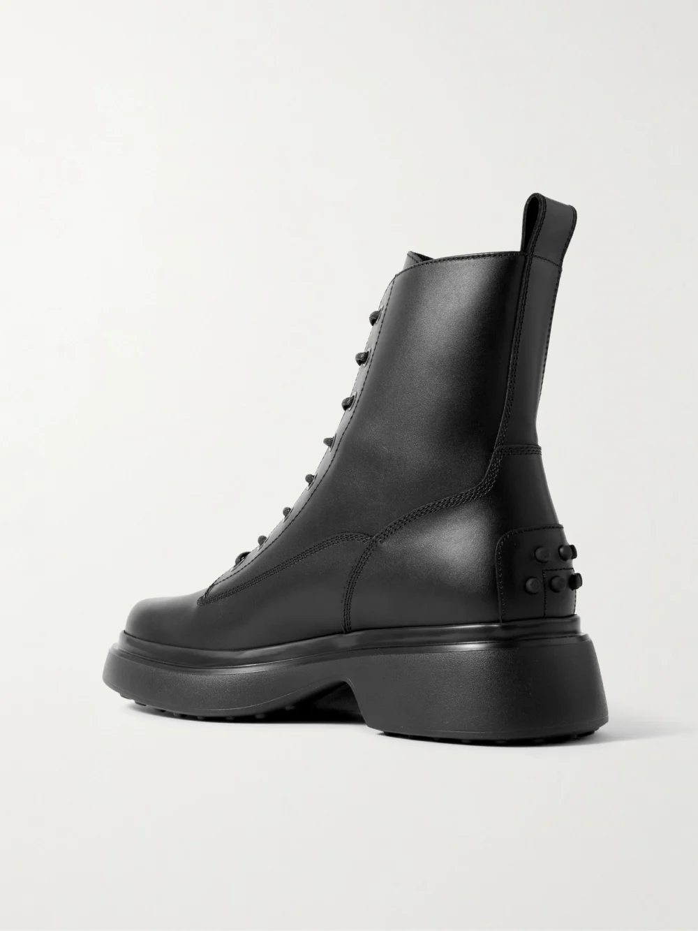 Back view of the Tod's Gomma 74l Leather Ankle Boots