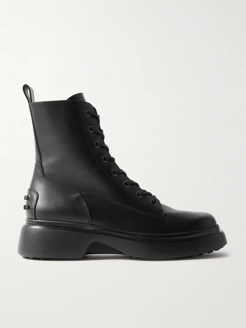 Tod's Gomma 74l Leather Ankle Boots in black