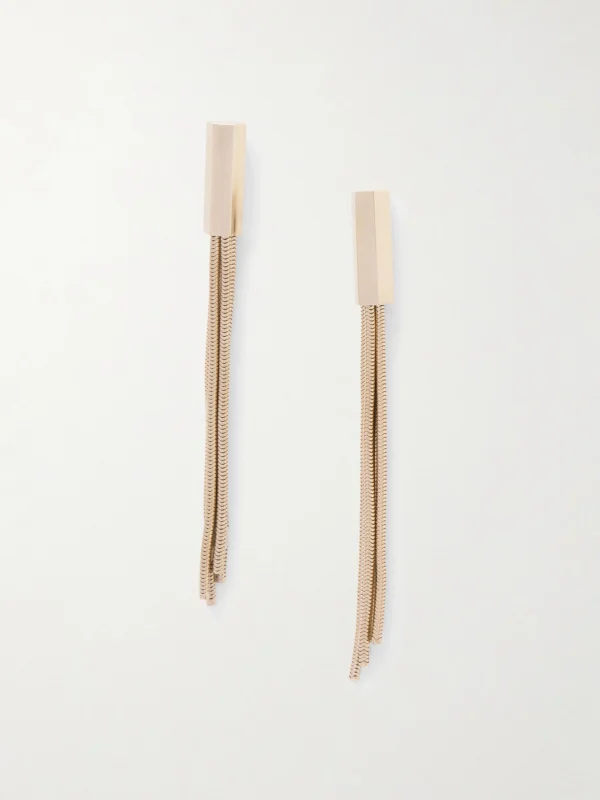 Tom Ford Fringed Gold-tone Earrings
