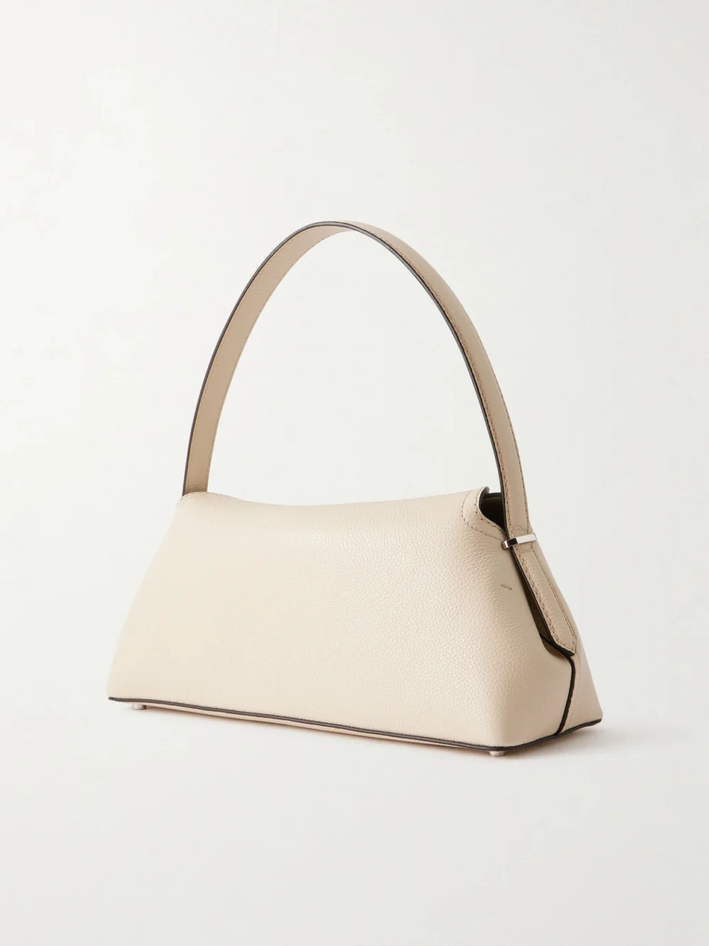 Back view of the Totême T-lock Leather Shoulder Bag