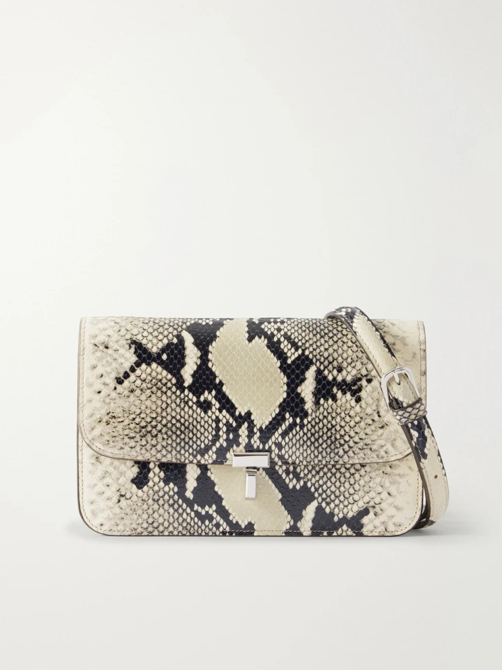 Totême T-lock Snake-effect Leather Shoulder Bag in multi