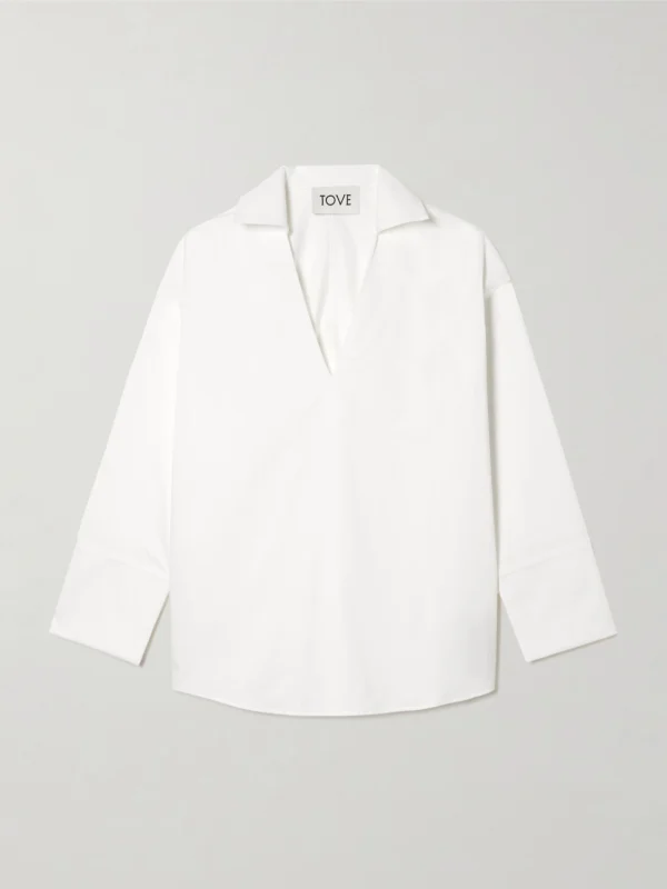 Tove Luisa Cotton-blend Poplin Shirt