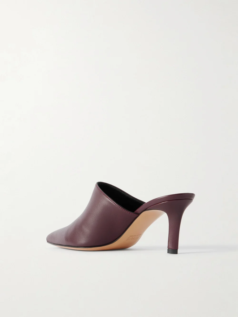 Back view of the Tove Micha Leather Mules
