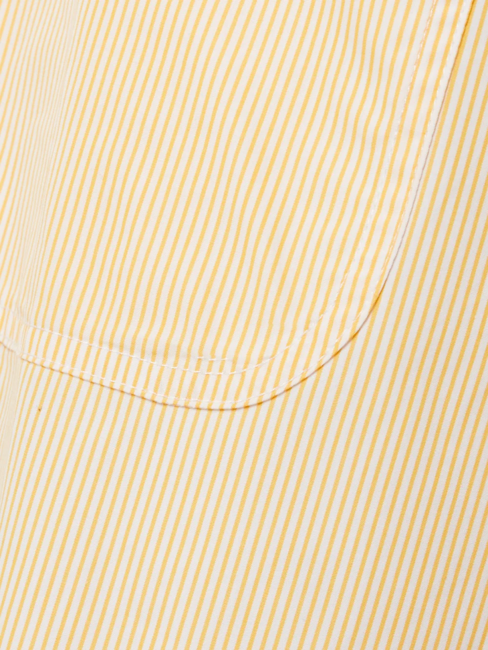 Close-up detail of the Twp Main St. Striped Cotton-poplin Wide-leg Pants