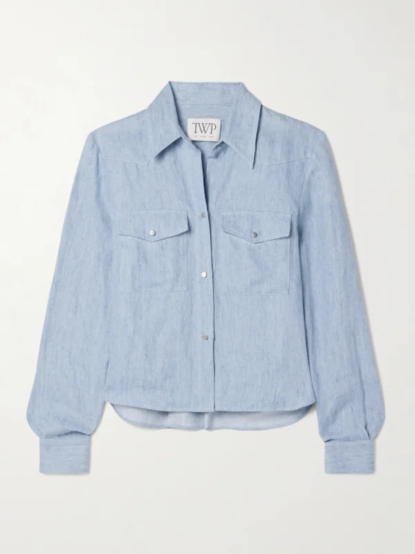 Twp New Carter Hemp Denim Shirt