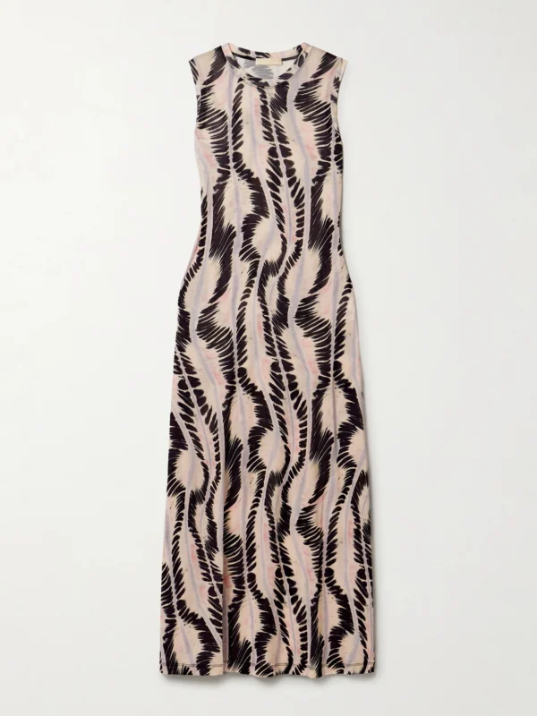 Ulla Johnson Orla Printed Lyocell-jersey Midi Dress