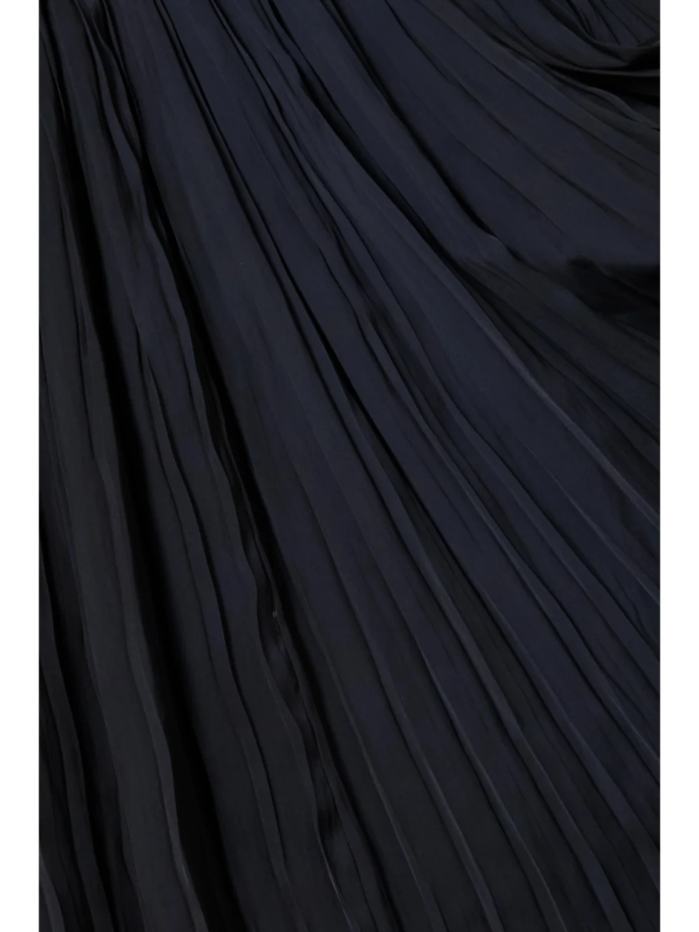 Close-up detail of the Ulla Johnson Valeria Plissé-satin Maxi Dress