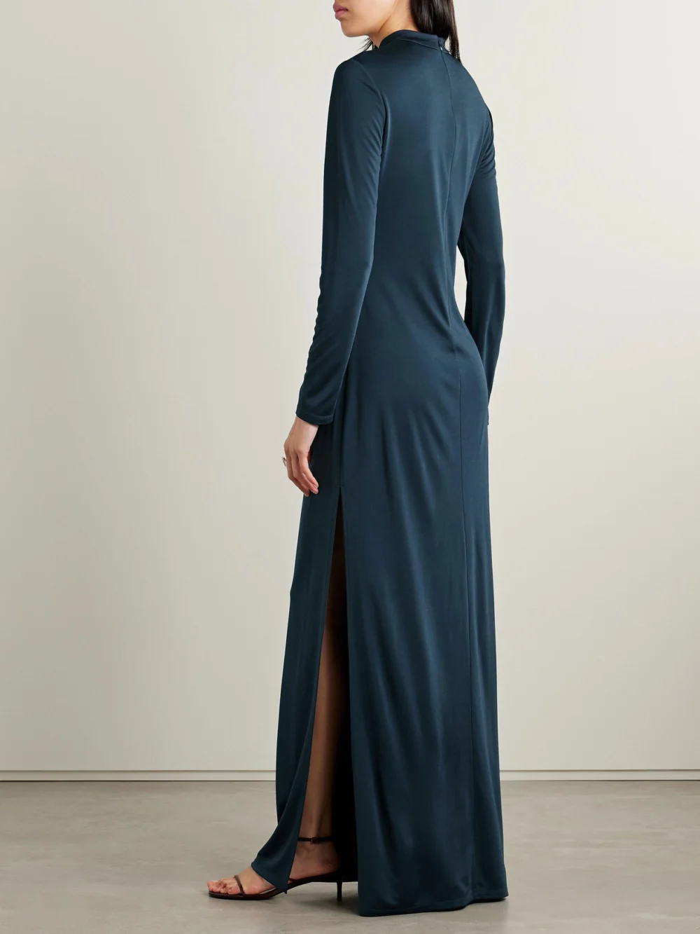 Back view of the Veronica de Piante Catalina Jersey Maxi Dress