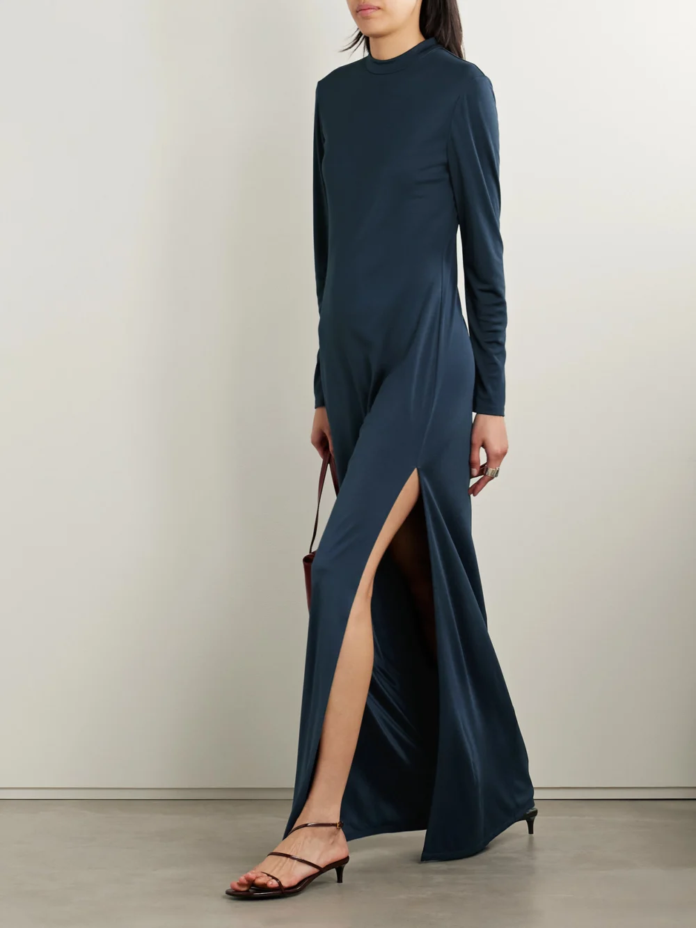Veronica de Piante Catalina Jersey Maxi Dress, worn by a model