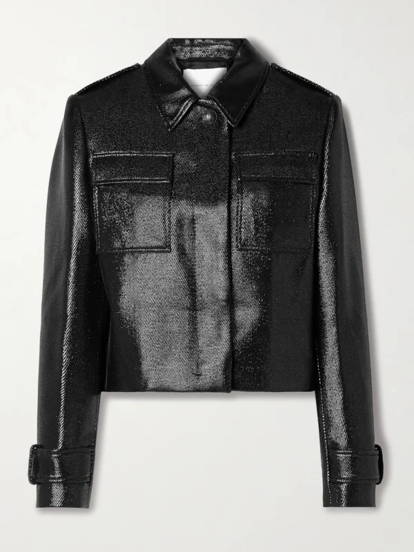 Veronica de Piante Frankie Wool-blend Twill Jacket