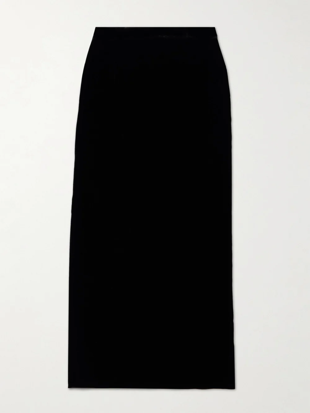 Violante Nessi Velvet Maxi Skirt in black