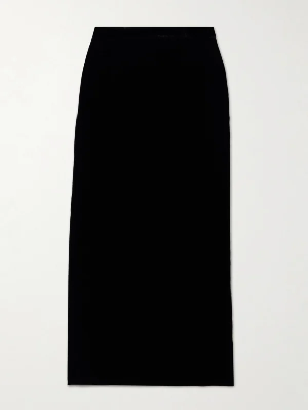 Violante Nessi Velvet Maxi Skirt