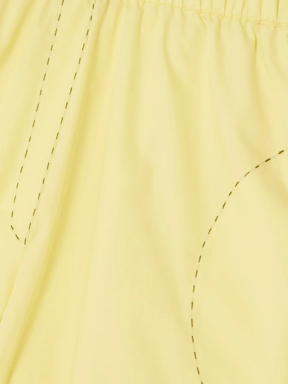 Close-up detail of the Vita Kin La Vie En Rose Broderie Anglaise Cotton-poplin Shorts