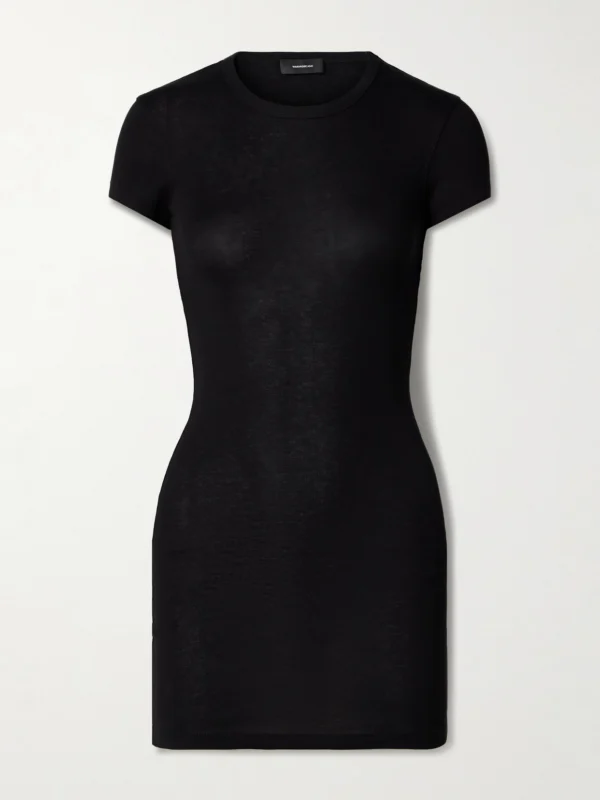 WARDROBE.NYC Cotton-jersey Mini Dress