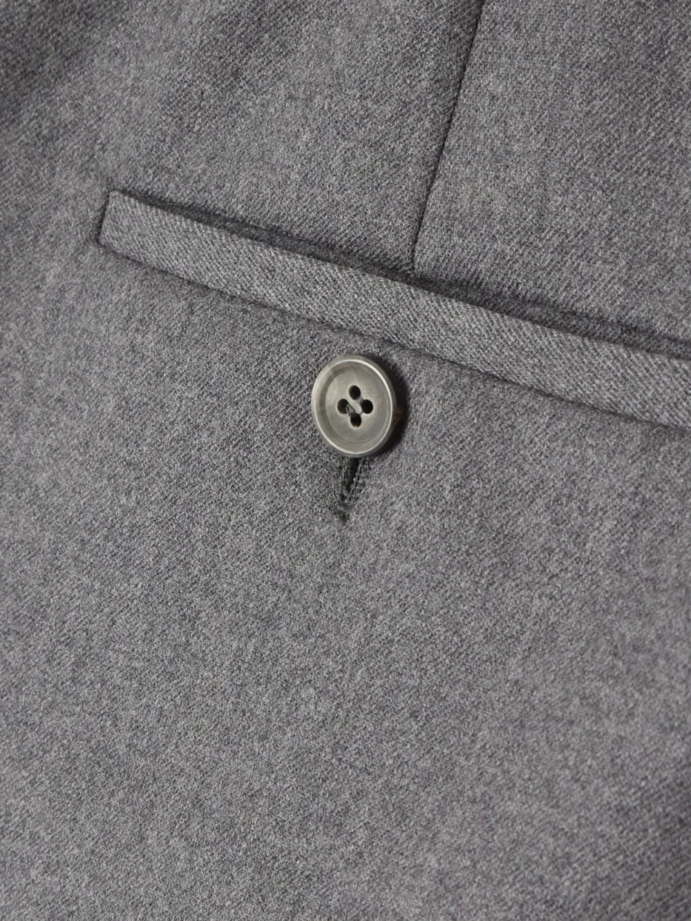 Close-up detail of the WARDROBE.NYC Wool-blend Twill Mini Skirt