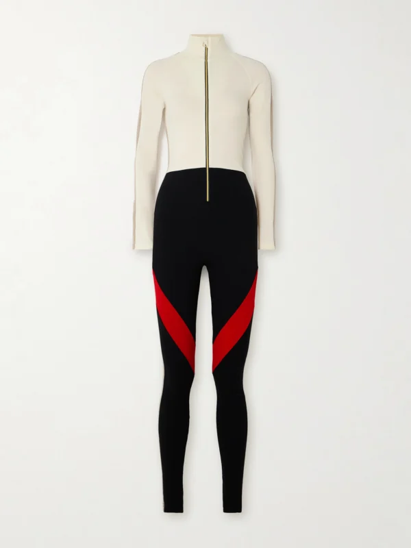 We Norwegians + Inuikii Merino Wool-blend Piqué Jumpsuit