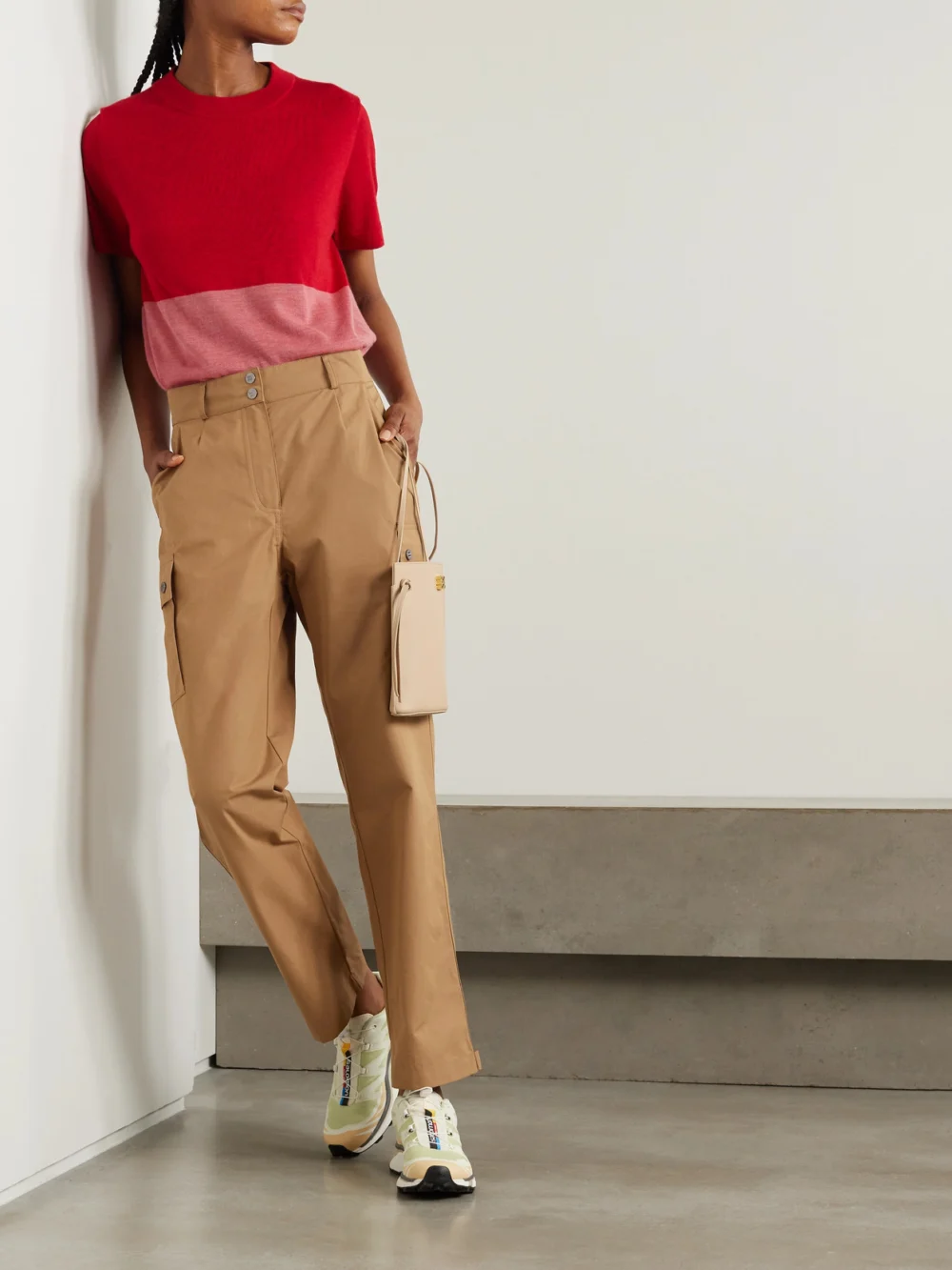 We Norwegians Lyngen Cotton Straight-leg Pants, worn by a model