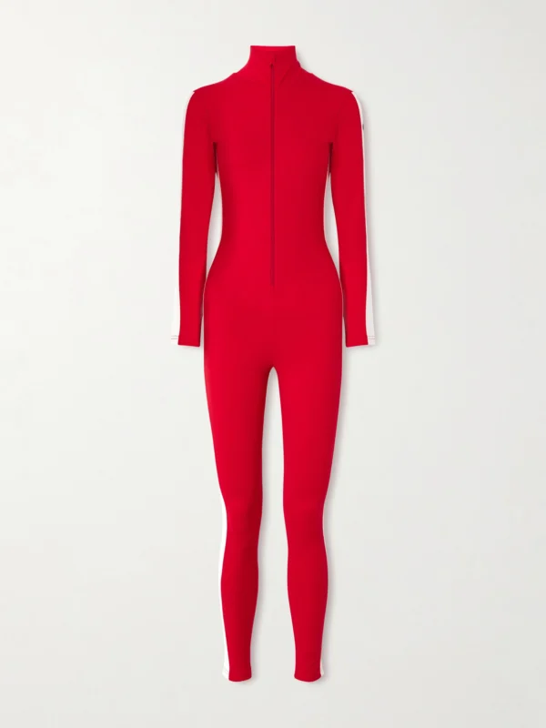 We Norwegians Voss Two-tone Wool-blend Jumpsuit