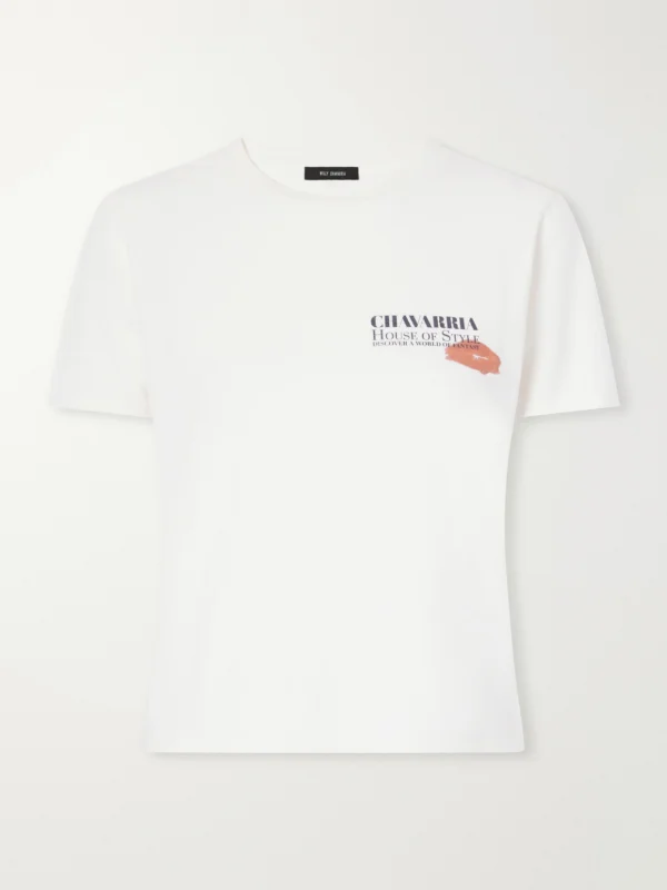 Willy Chavarria Total Transformation Printed Cotton-jersey T-shirt