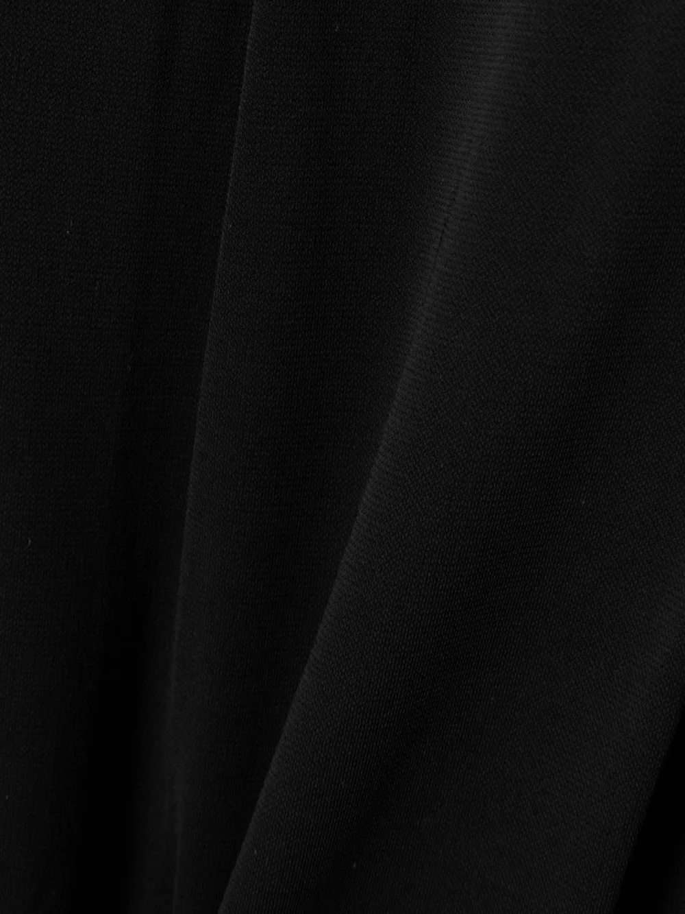 Close-up detail of the Y/Project Hooded Draped Cotton Coat
