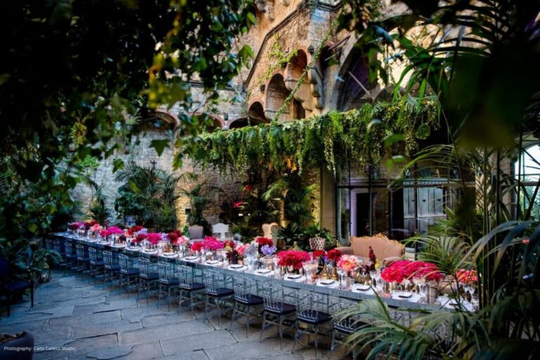 A show dinner in Verona