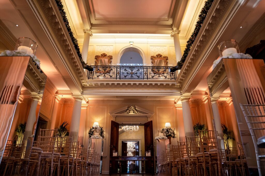 Vows beneath the Centre Hall dome