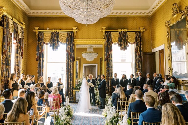 A wedding ceremony in the gold-leaf Carlton, 116 Pall Mall
