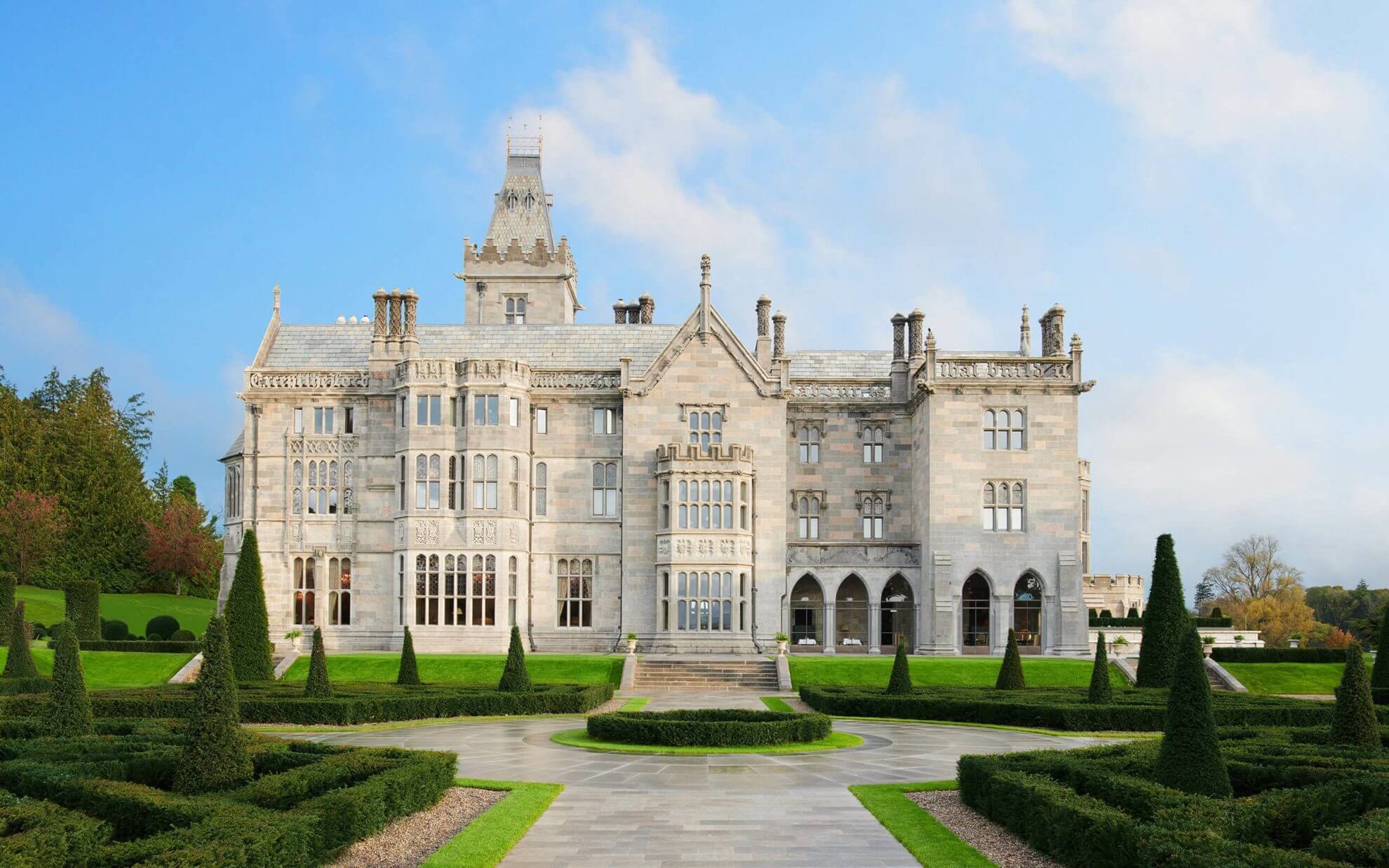 The Manor House and formal gardens, Adare Manor