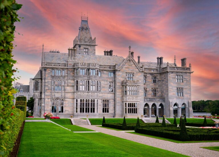 The Manor House at sunset, Adare Manor