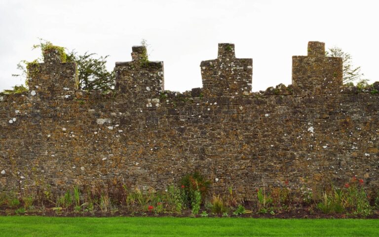 The old walled garden wall, Adare Manor