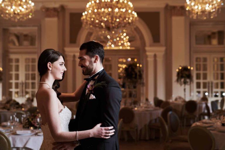 A first dance among the chandeliers, Adare Manor