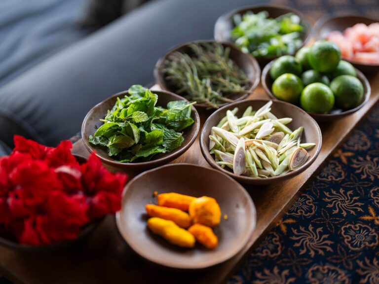 Organic mixology with herbs, Alila Ubud