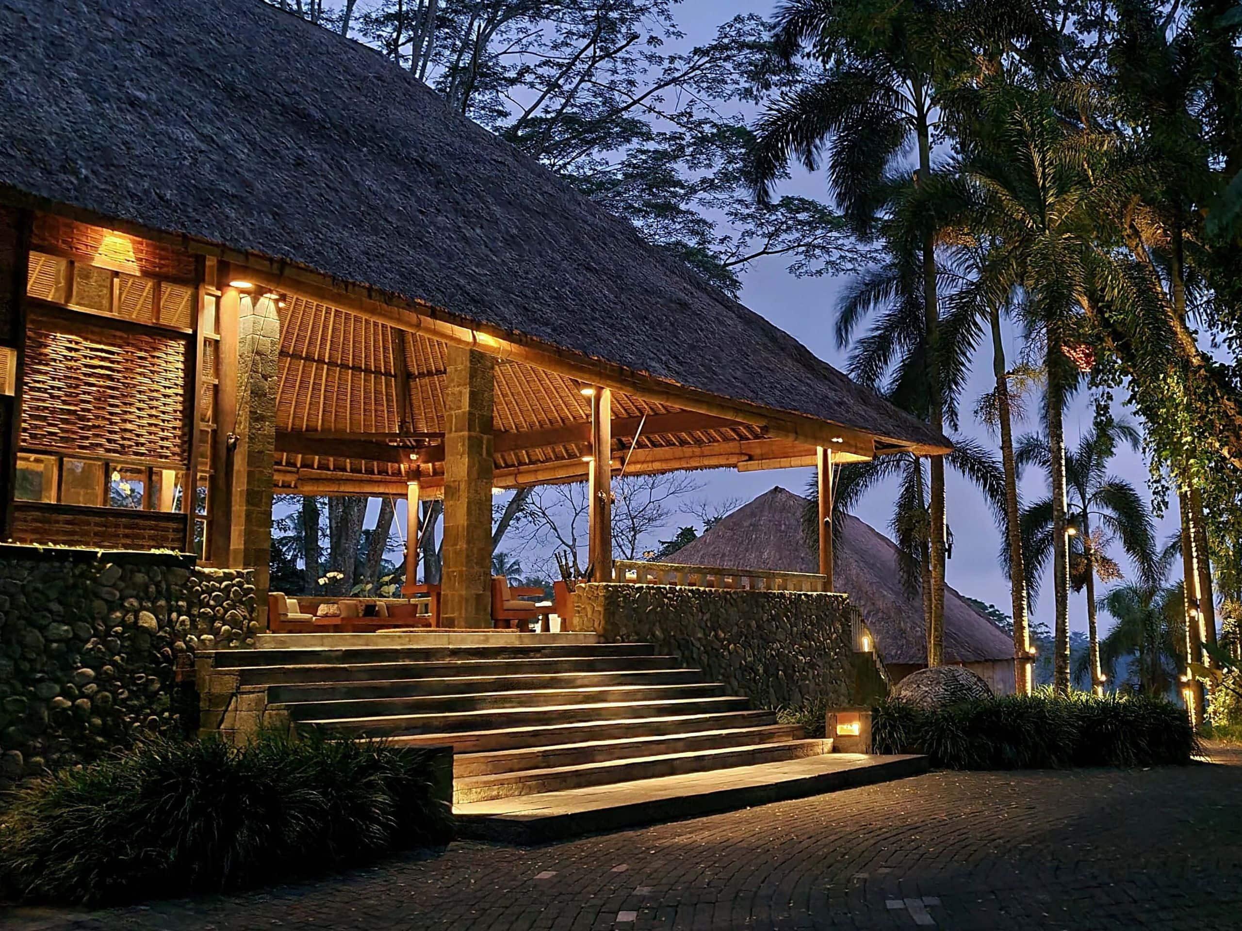 The main entrance, Alila Ubud