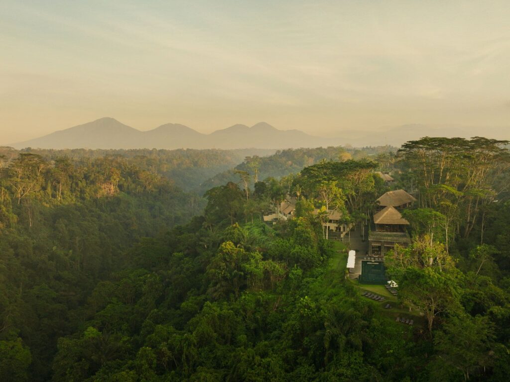 Resort view in the morning, Alila Ubud