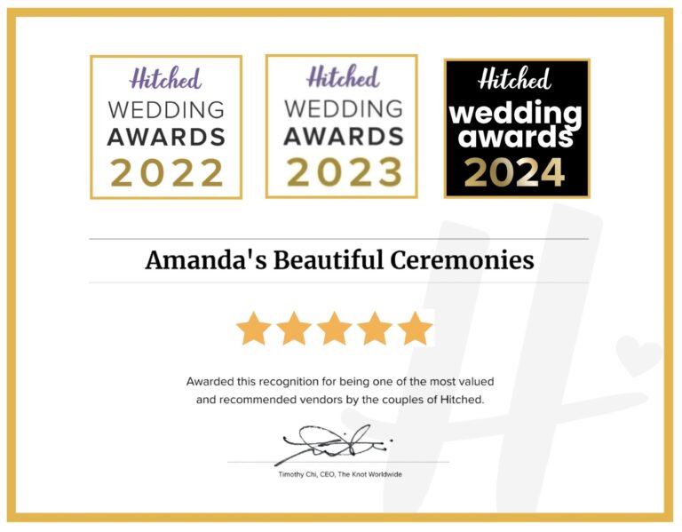 , Amanda’s Beautiful Ceremonies