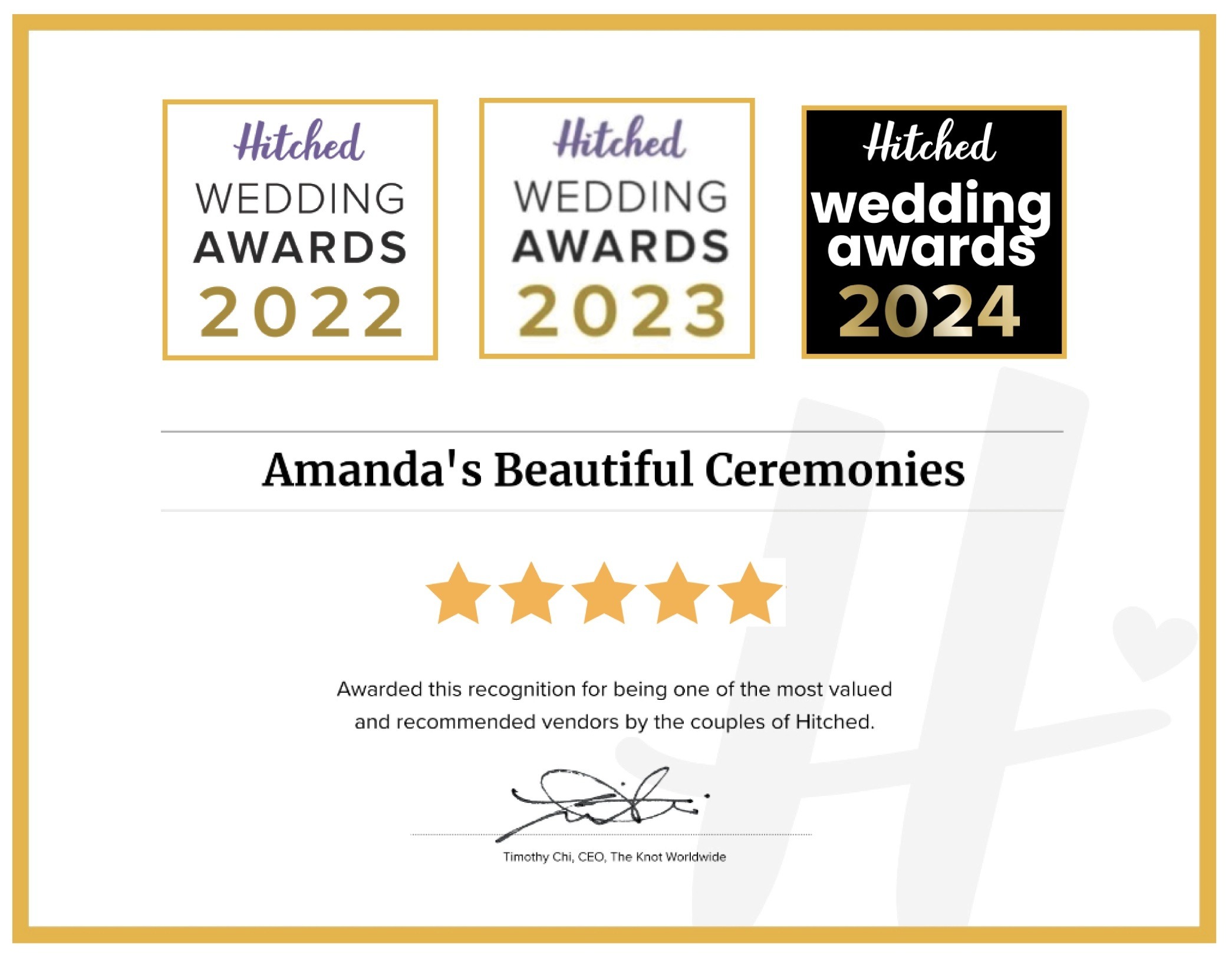 , Amanda’s Beautiful Ceremonies