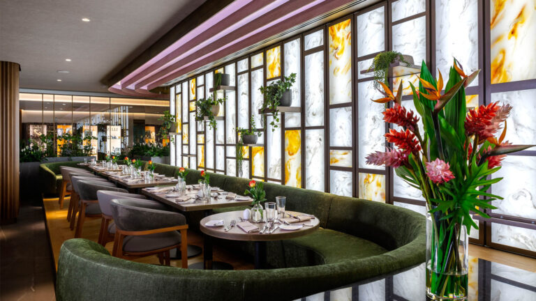Kalypso Restaurant seating, Amathus Beach Hotel