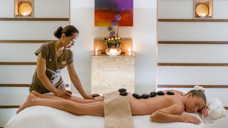 Hot stone massage, Amathus Beach Hotel