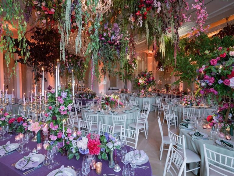 A jewel-toned reception, Adare Manor, Ireland, Amie Bone