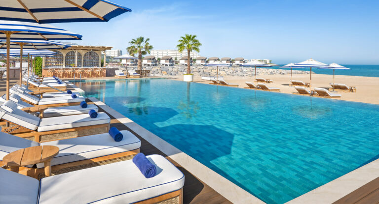 The adult pool, Anantara Mina Al Arab Ras Al Khaimah Resort