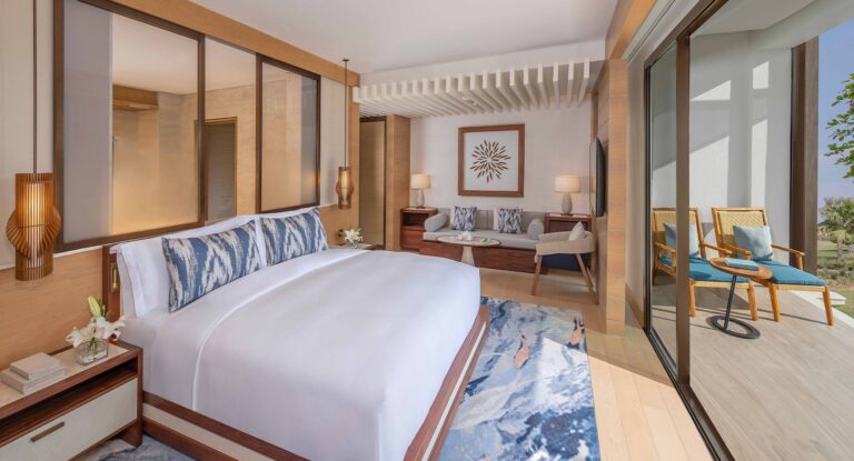 Deluxe Garden Terrace Room with king bed, Anantara Mina Al Arab Ras Al Khaimah Resort