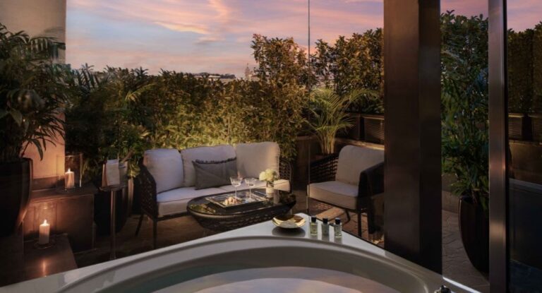 The Suite Terrace at Sunset, Anantara Palazzo Naiadi Rome Hotel