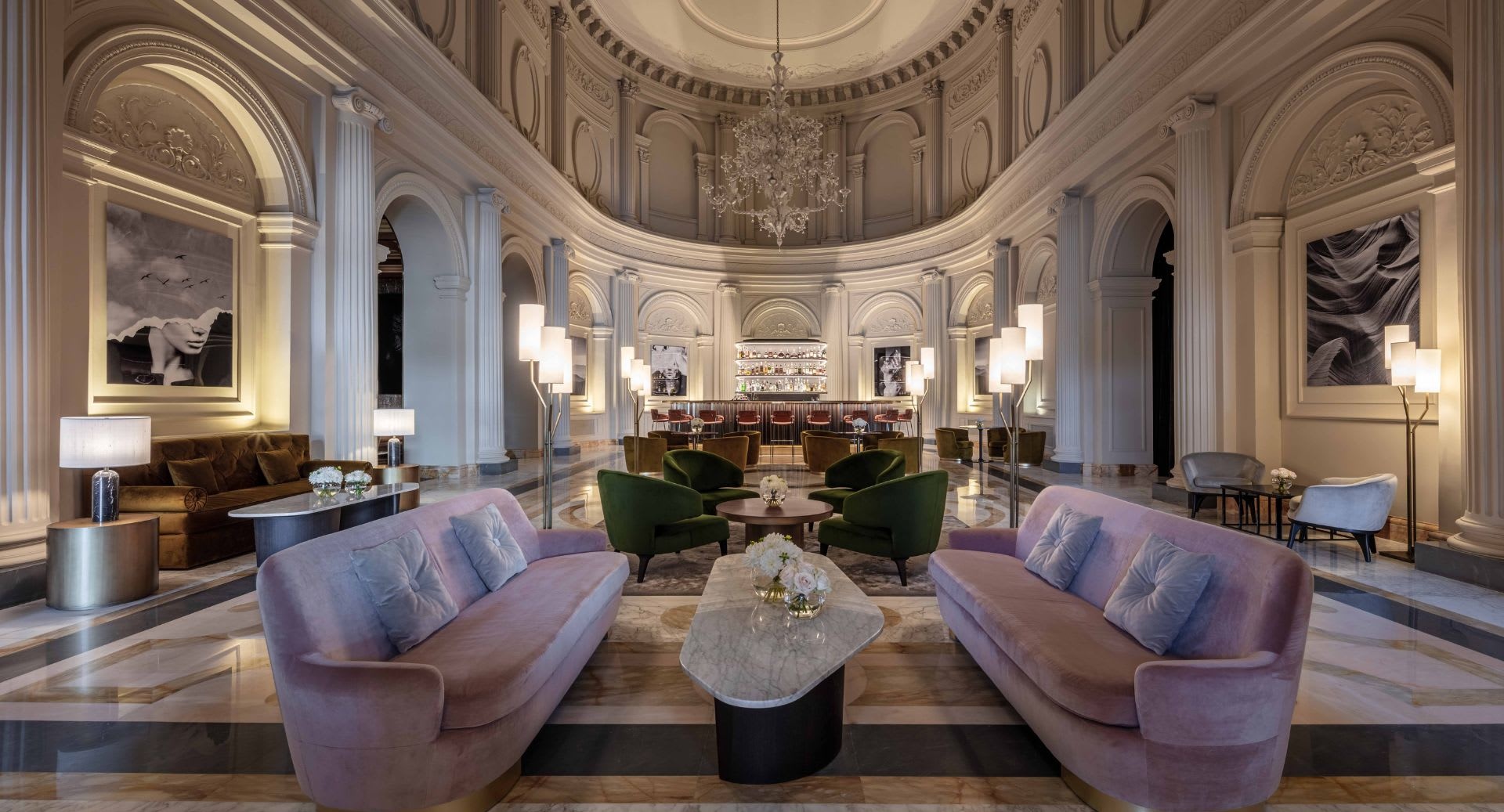 The Grand Rotunda Lobby, Anantara Palazzo Naiadi Rome Hotel
