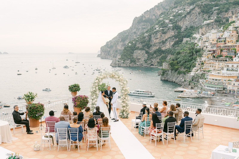 The ceremony, over the sea — Hotel Marincanto, Positano, Andrea Gallucci Photography