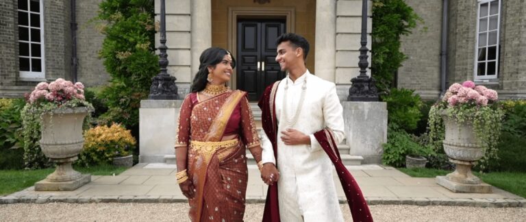 The couple, arriving at the estate, Andrei Weddings
