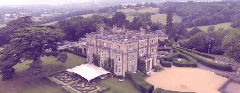 The estate, from above, Andrei Weddings