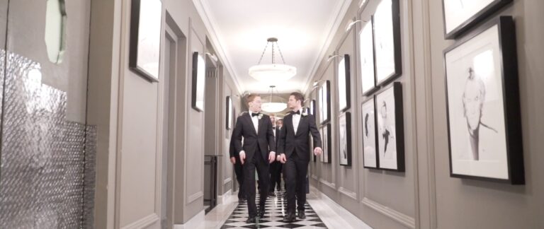 The groomsmen, in the corridor, Andrei Weddings